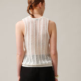 Women's knitted waistcoat