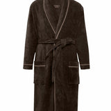 Rinkinys: chalatas ir didelis veliūrinis rankšluostis – 90 x 170 cm