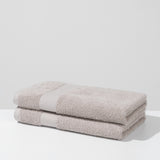 Set: cotton towel set - (2 pcs, 70 x 140 cm) and cotton towel set - (2 pcs, 50 x 90 cm)