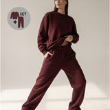 Women's jumper and trousers, Heavy Cotton