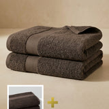 Set of cotton towels: 2 + 2 (50 x 90 cm)