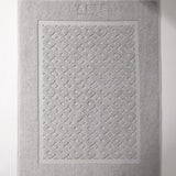 Set: cotton towels (3 VNT, 30x50, 50x90, 70x140) and cotton bath mat