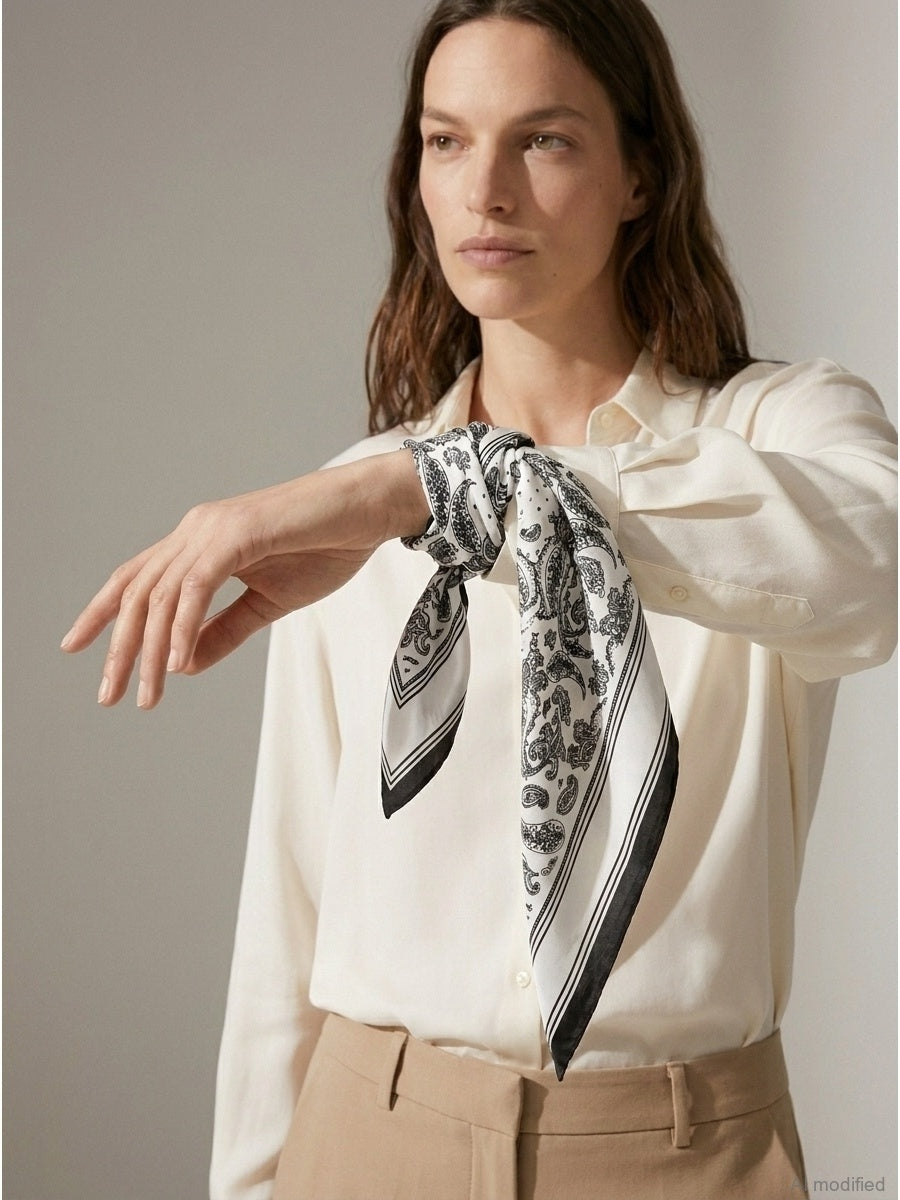 Women's silk scarf