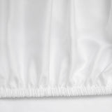 Satin sheet with elastic, 180x200 cm