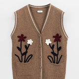 Women's waistcoat with fleece