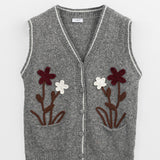 Women's waistcoat with fleece