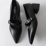 Women's leather shoes