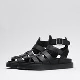 Women's leather sandals