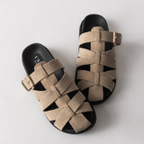 Women's leather sandals