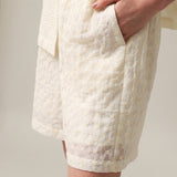Women's embroidered shorts