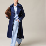 Women's denim raincoat