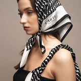 Women's scarf, 100% silk