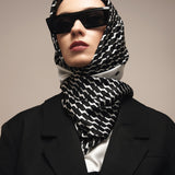 Women's scarf, 100% silk